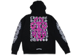 CHROME HEARTS EYE CHART DAGGER ZIP-UP HOODIE