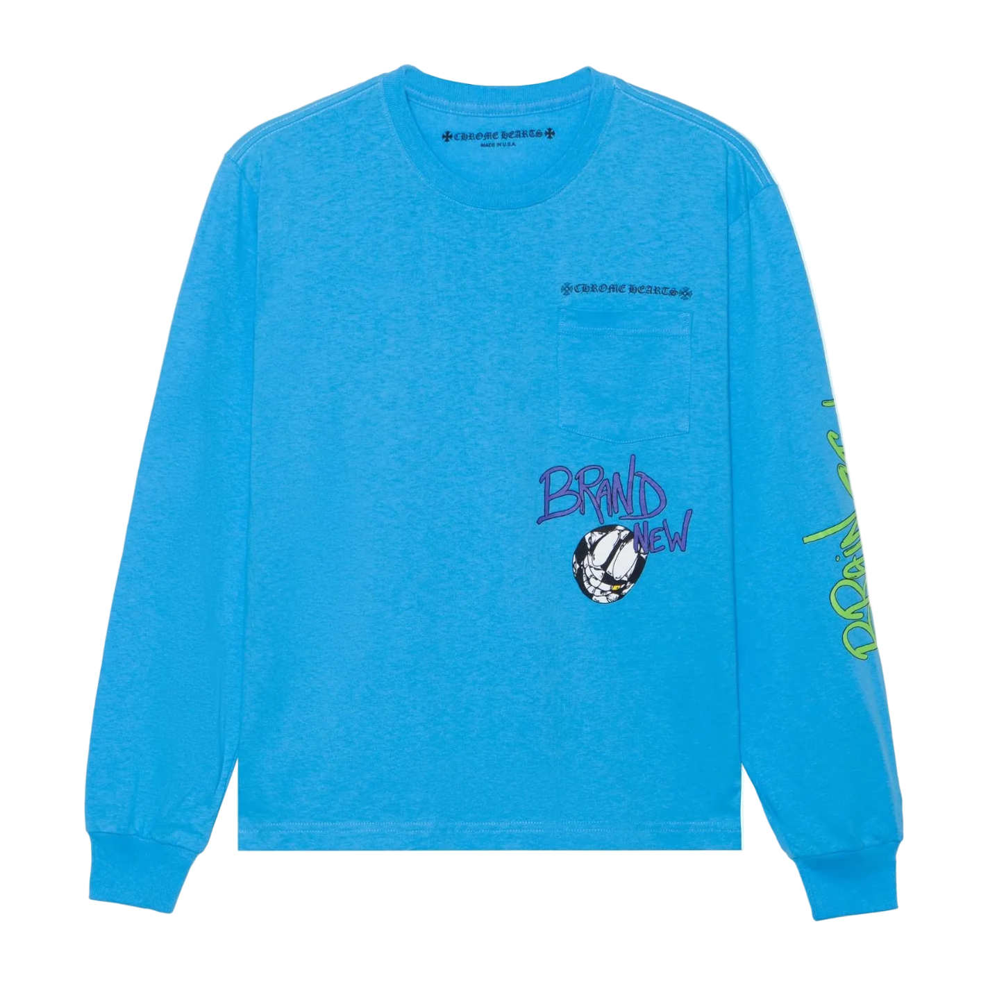 BLUE MATTY BOY X CHOME HEARTS LONG SLEEVES