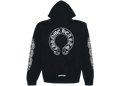 CLASSIC BLACK CHROME HEARTS ZIP-UP HOODIE