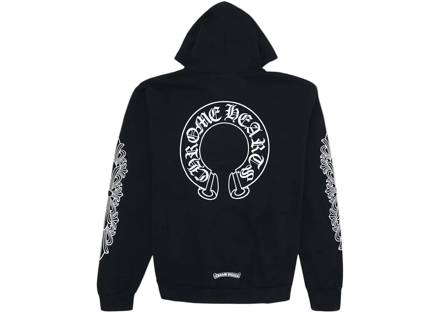 CLASSIC BLACK CHROME HEARTS ZIP-UP HOODIE