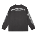 GREY LONG SLEEVE CHROME HEARTS