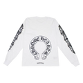 CLASSIC WHITE LONG SLEEVE CHROME HEARTS
