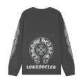 GREY LONG SLEEVE CHROME HEARTS