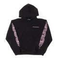 CHROME HEARTS BLACK AND PINK HOODIE