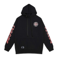 CHROME HEARTS BLACK AND RED HOODIE