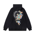 CHROME HEARTS BLACK FLOWER HOODIE