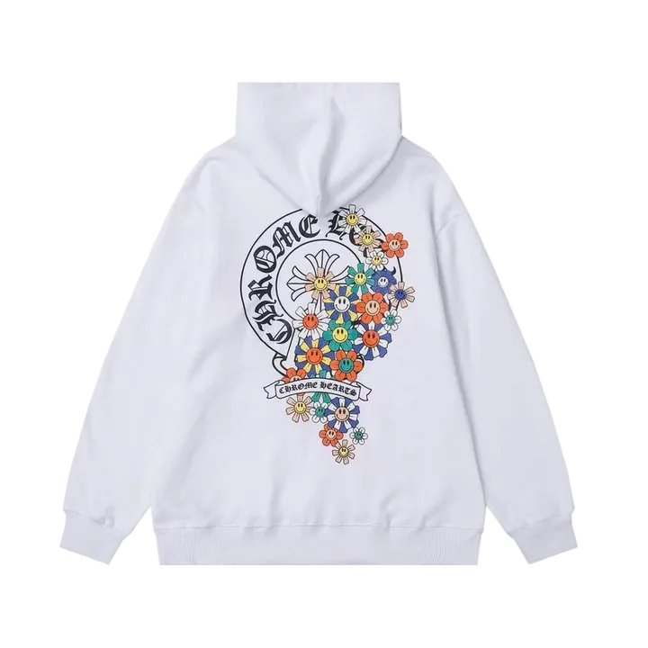 CHROME HEARTS WHITE FLOWER HOODIE