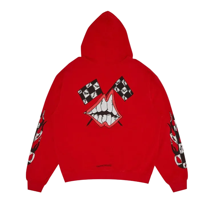 CHROME HEARTS RED HOODIE