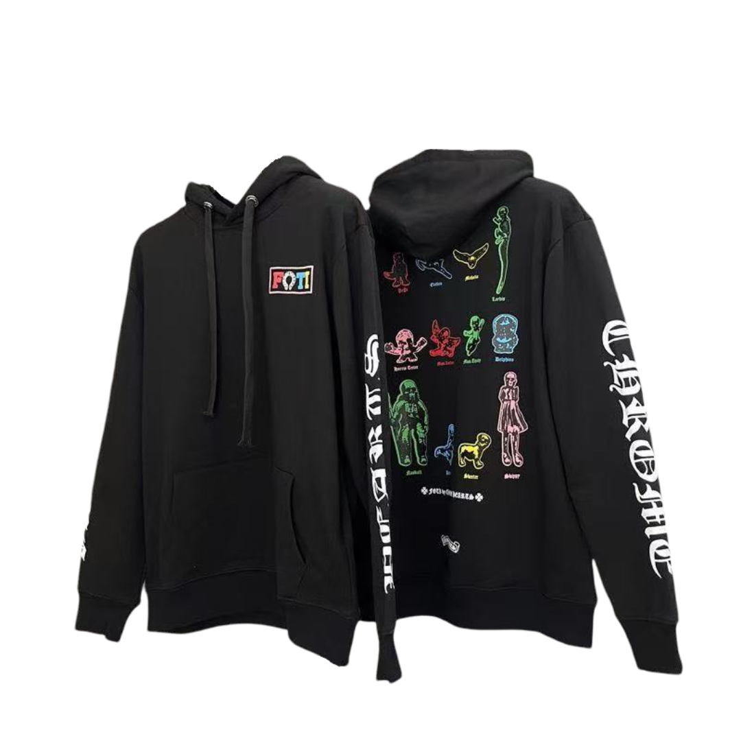 CHROME HEARTS BLACK FOTI HOODIE