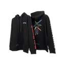 CHROME HEARTS BLACK ABRAMOVIC HOODIE