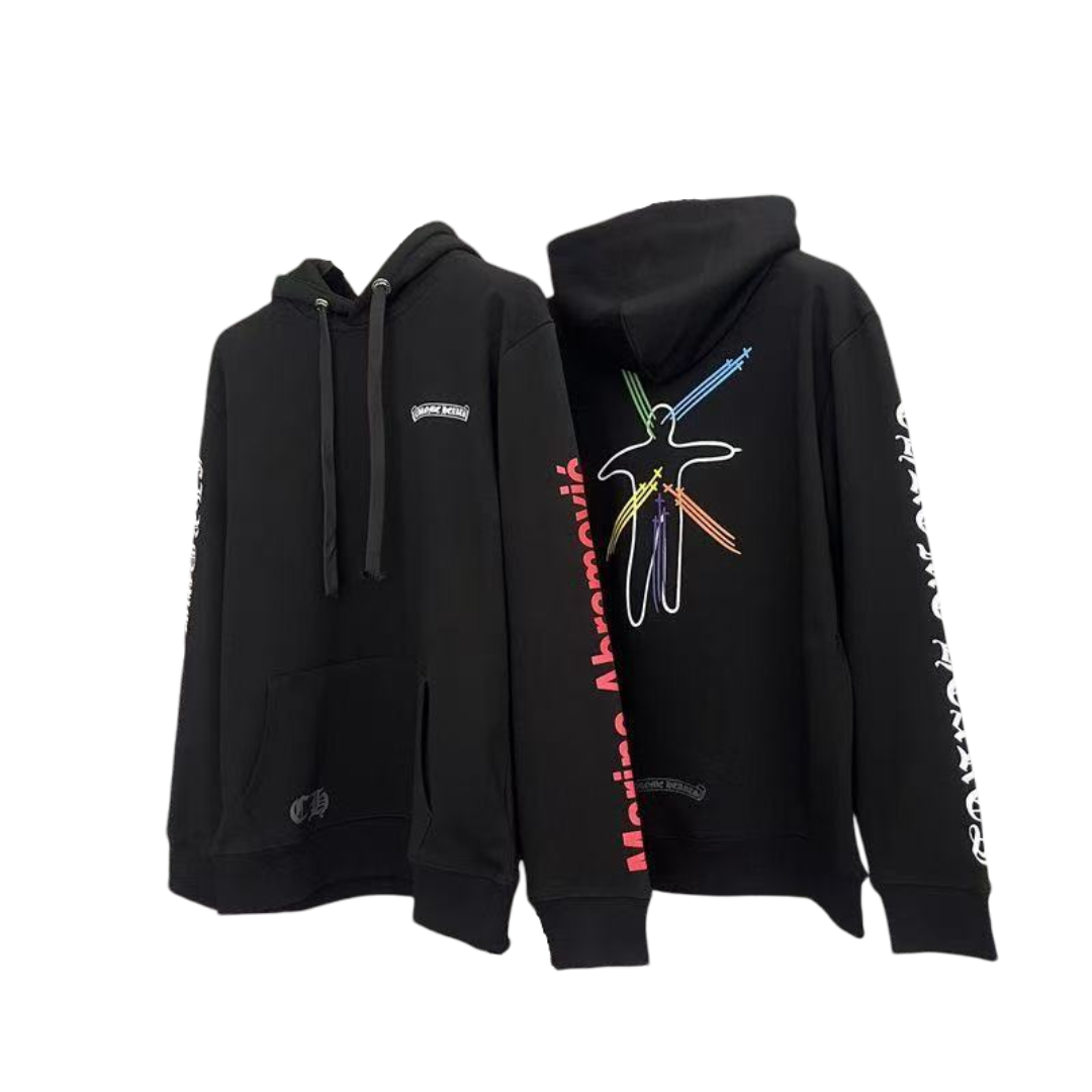 CHROME HEARTS BLACK ABRAMOVIC HOODIE