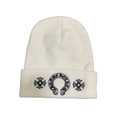 CHROME HEARTS WHITE BEANIE