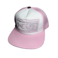 PINK CHROME HEARTS TRUCKER CAP